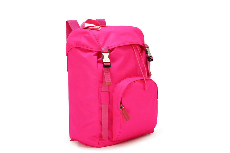2014 Prada technical fabric backpack V164 rosered sale